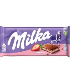 Milka Strawberry Milk Chocolate 100g